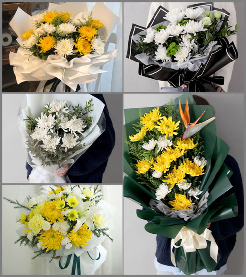 广东湛江市遂溪县白事花束代送